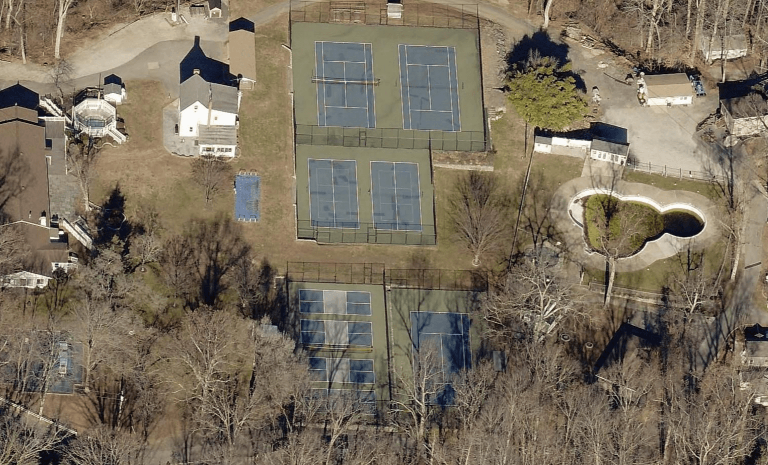 Pine Tree Associates Nudist Club pickleball courts