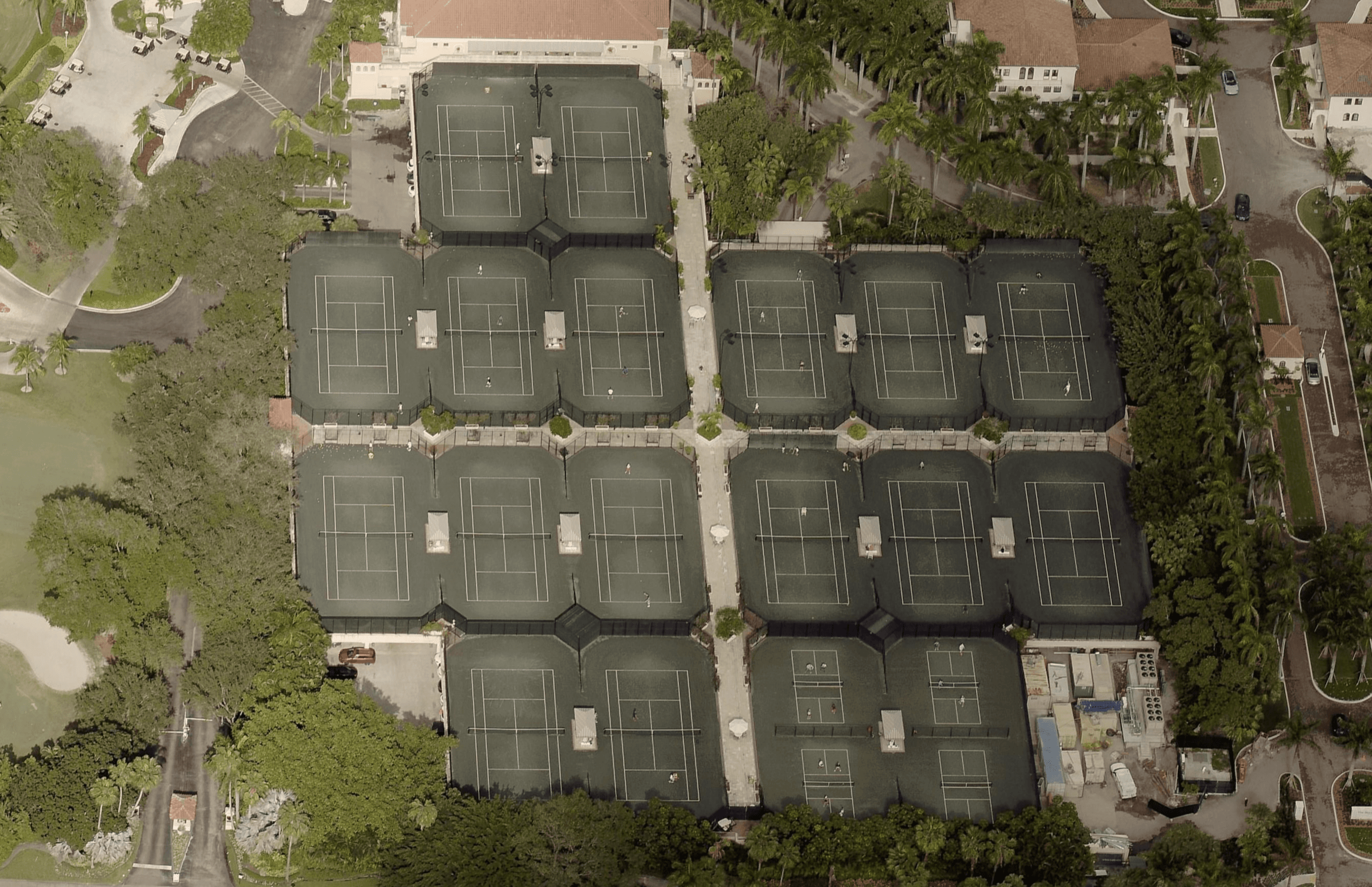The Boca Raton pickleball courts