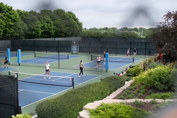 The Wisconsin Club Country Club pickleball courts