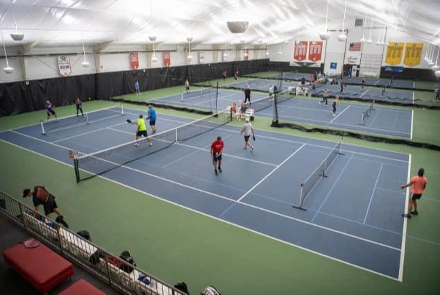 Ferris State University Racquet Center pickleball courts