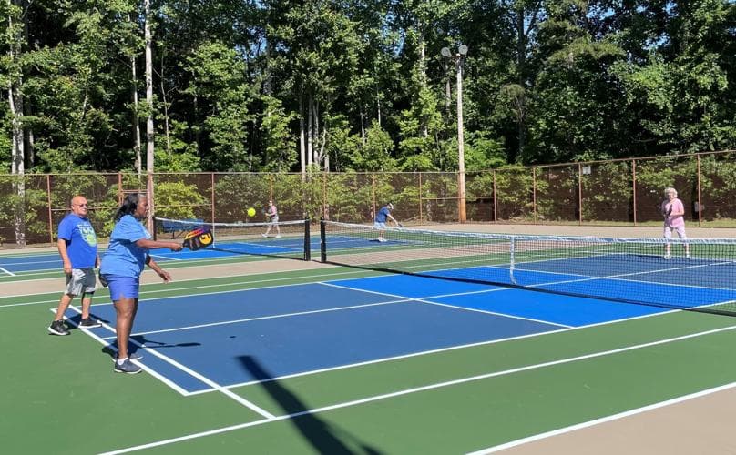 Spruce Street Park pickleball courts