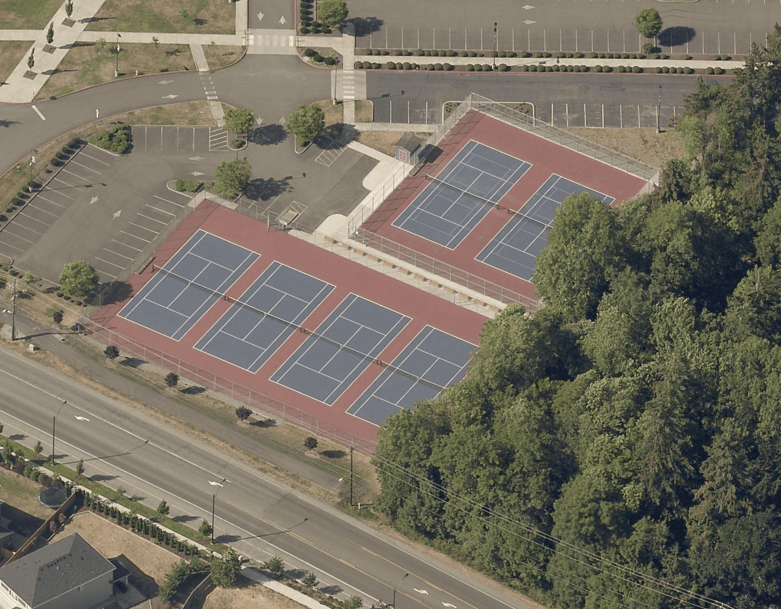 Ridgefield High School pickleball courts