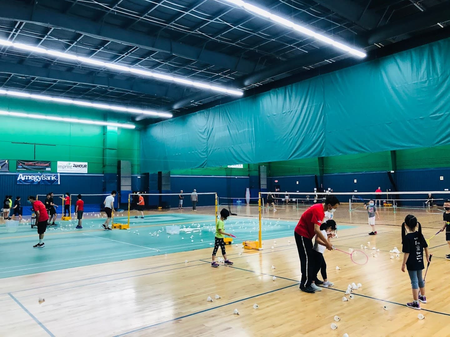 Houston Badminton Center pickleball courts