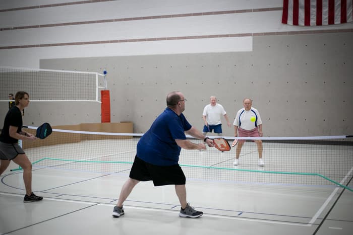 Cornerstone Family Fitness pickleball courts