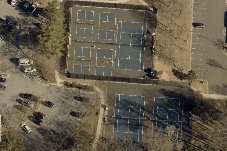 Leisure World of Maryland pickleball courts