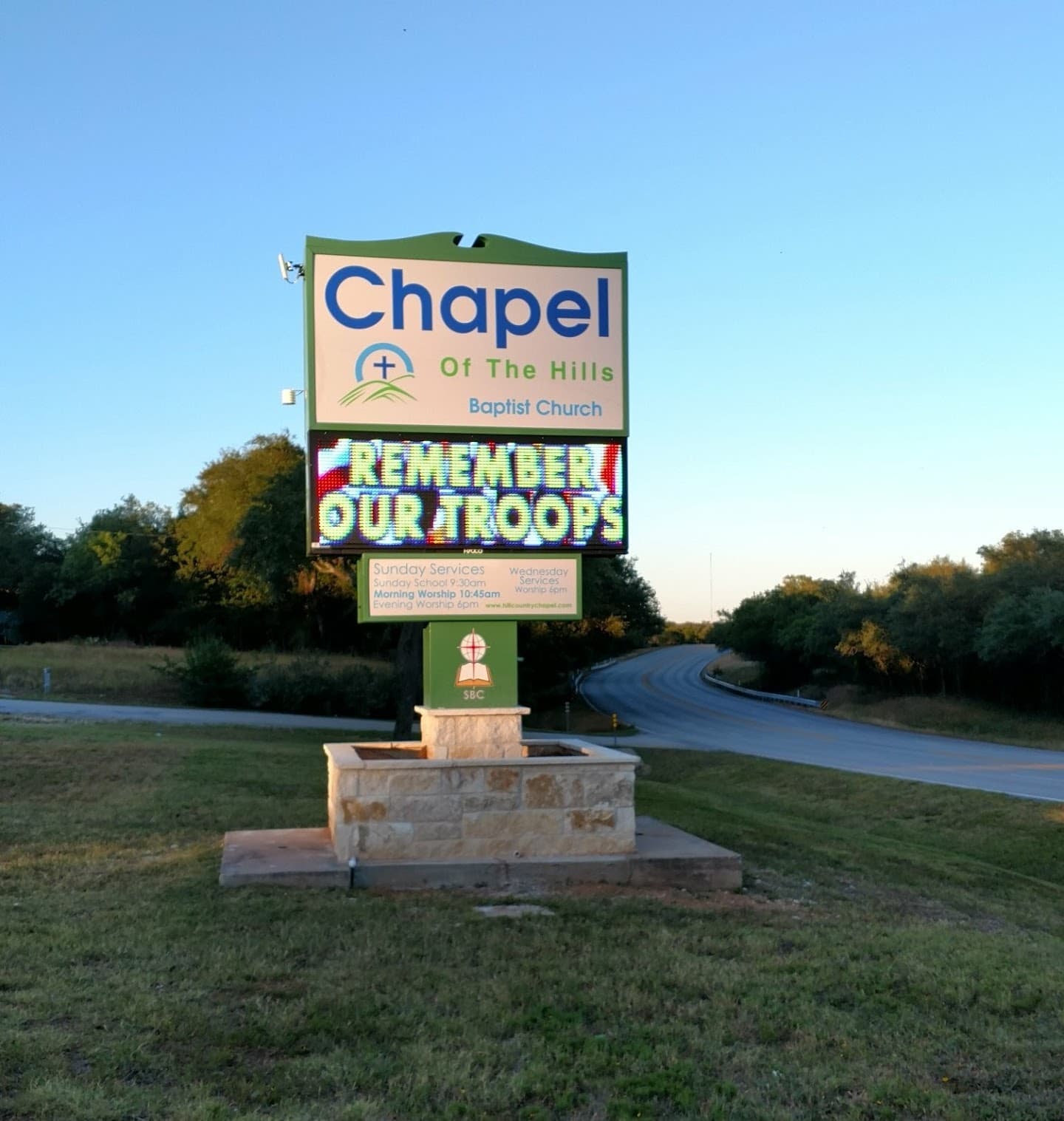 Chapel of the Hills Baptist Church pickleball courts