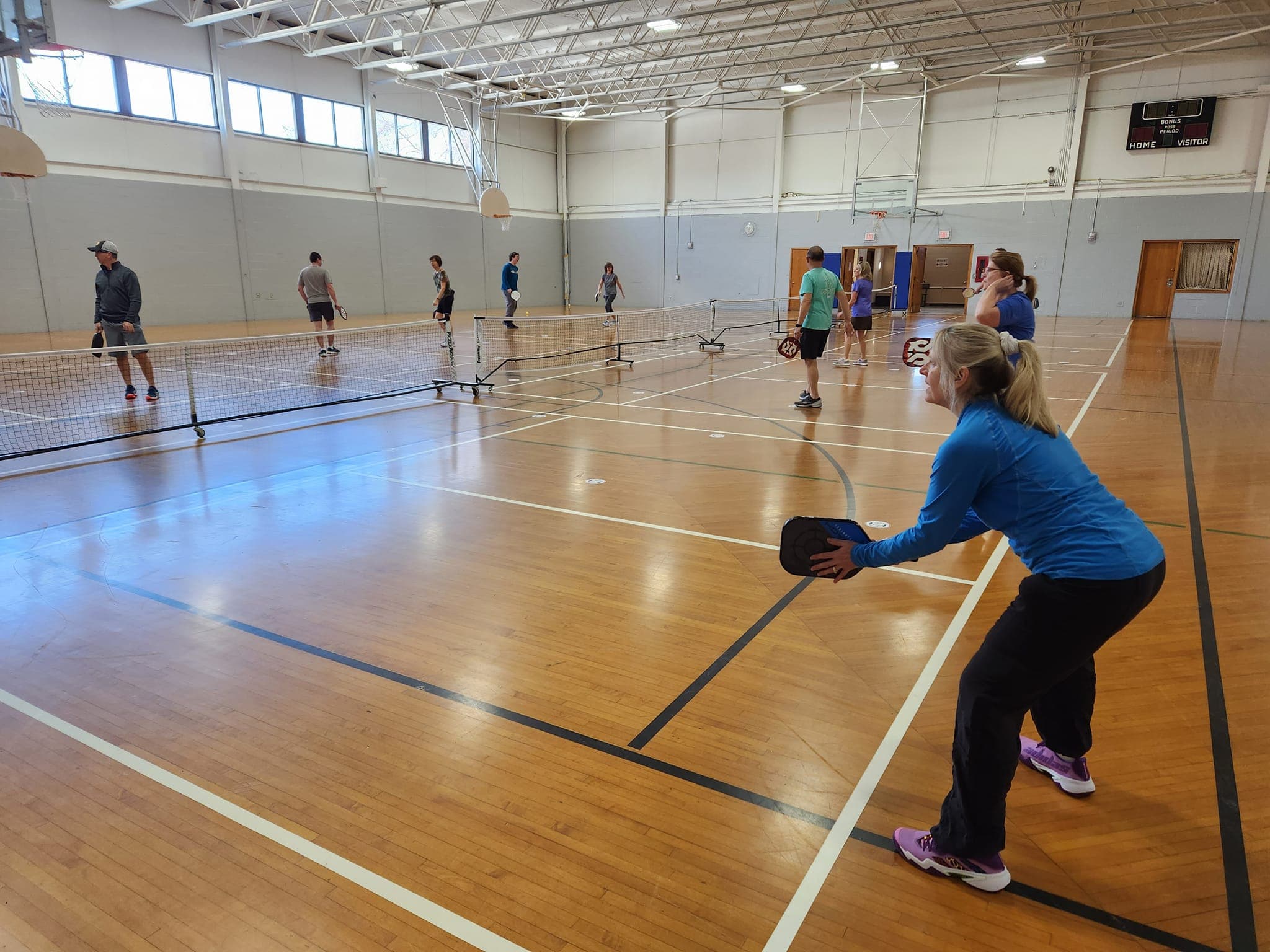 Marquette Senior Center pickleball courts