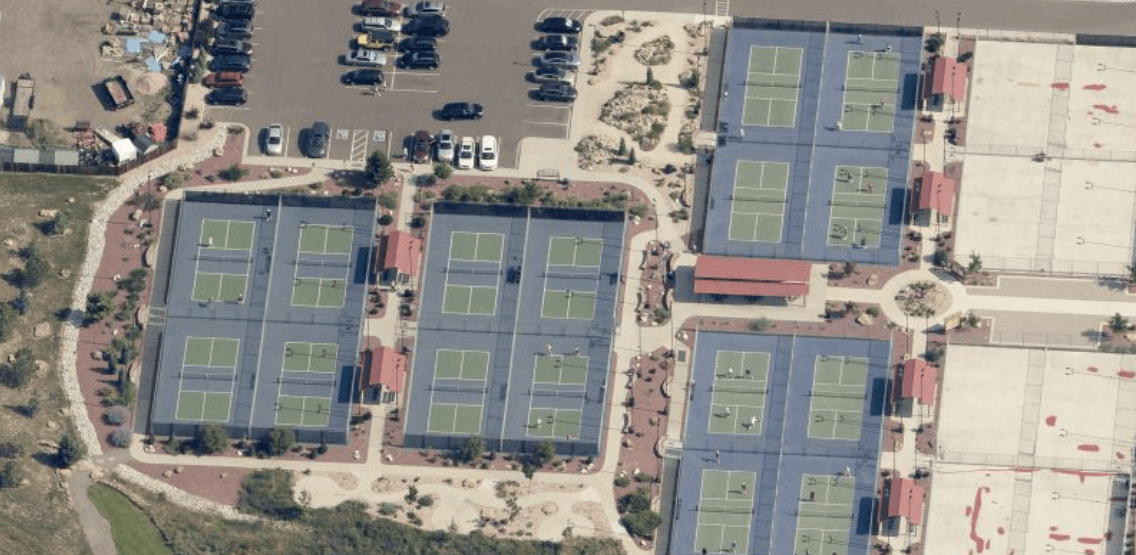 Apex Simms Street Rec Center pickleball courts