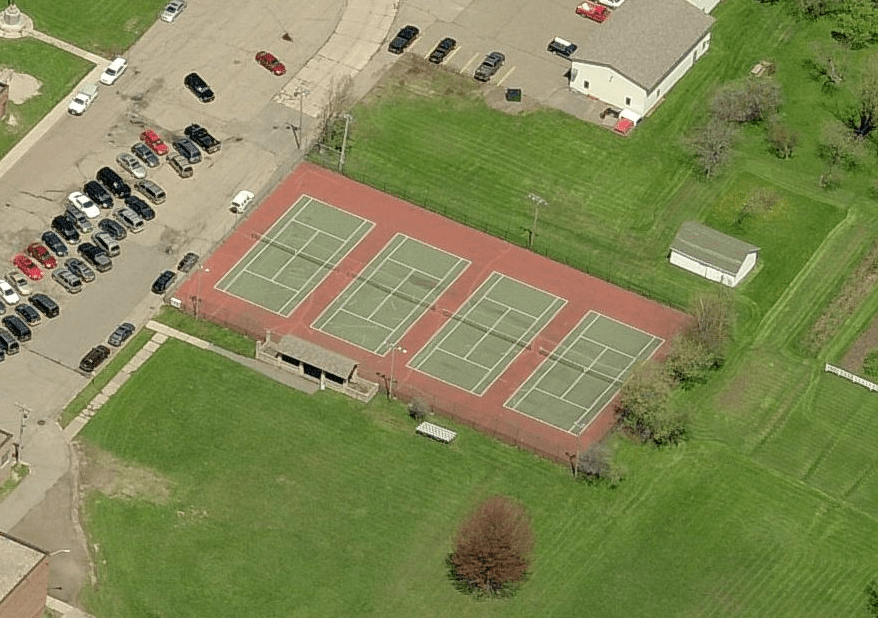 Marshfield Middle School pickleball courts
