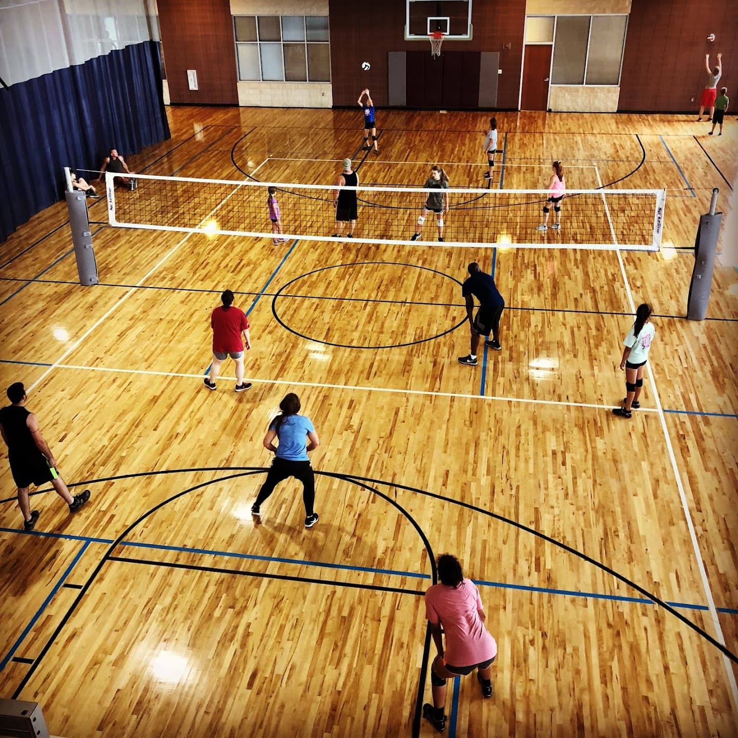 Burleson Recreation Center BRICK pickleball courts