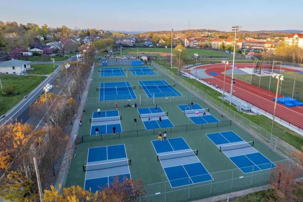 Eastern Mennonite University pickleball courts
