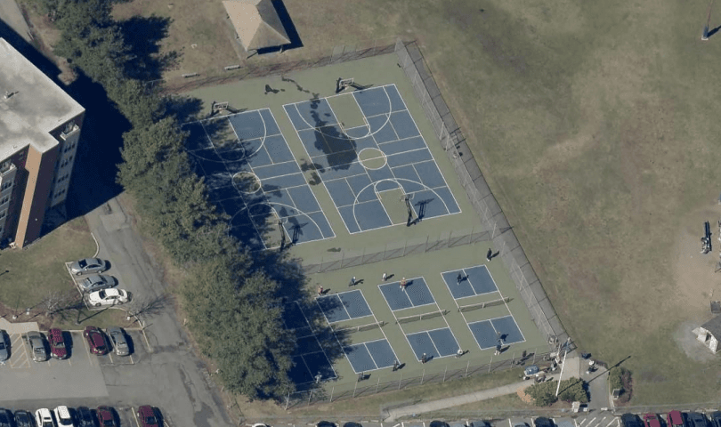 Library Park pickleball courts