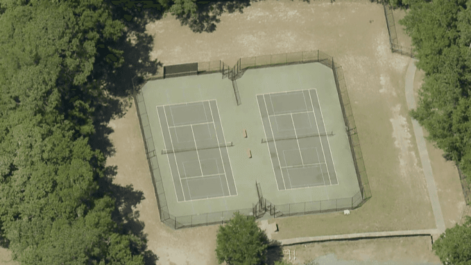 Haut Gap Middle School pickleball courts