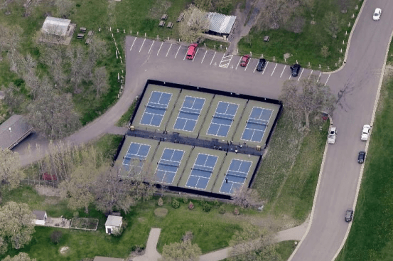 Alexandria City Park pickleball courts