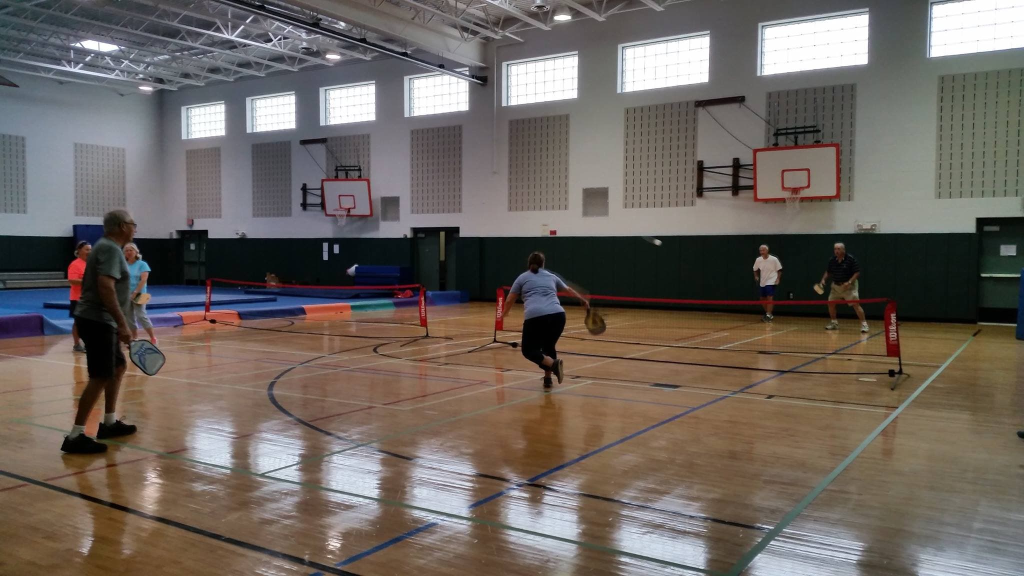 Hamburg Senior Community Center pickleball courts