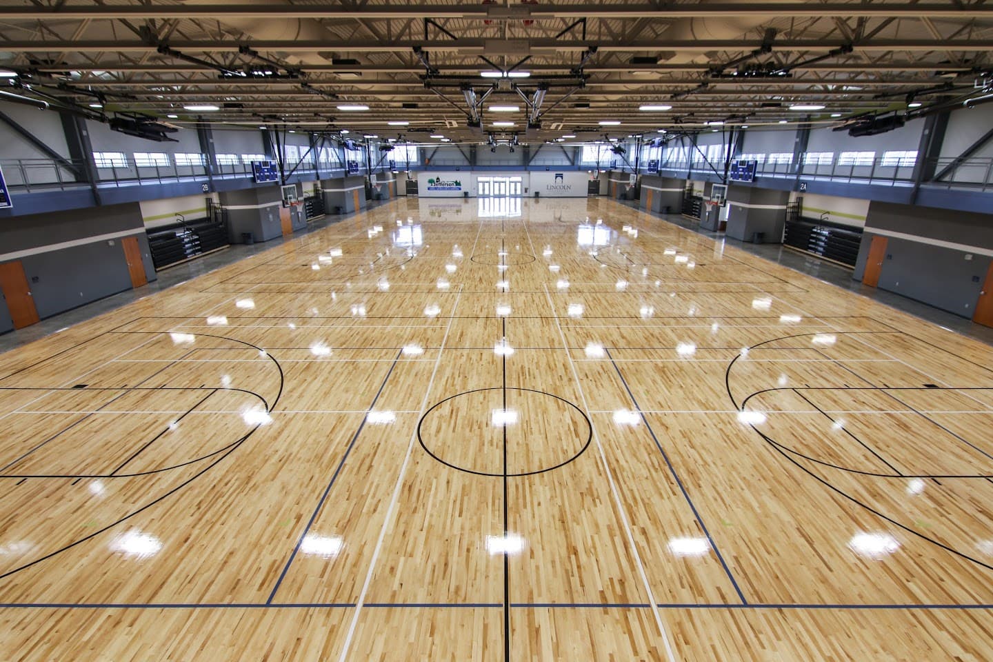 The Linc Wellness and Recreation Center pickleball courts