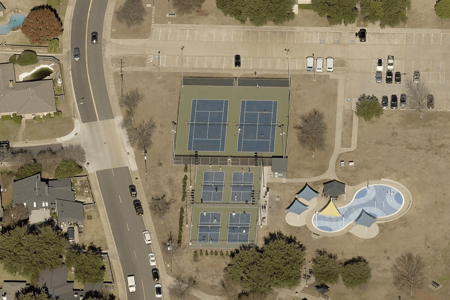 Campbell Green Park pickleball courts
