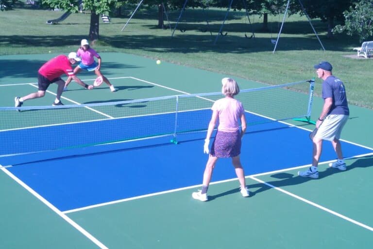 Isle La Motte Schoolyard pickleball courts