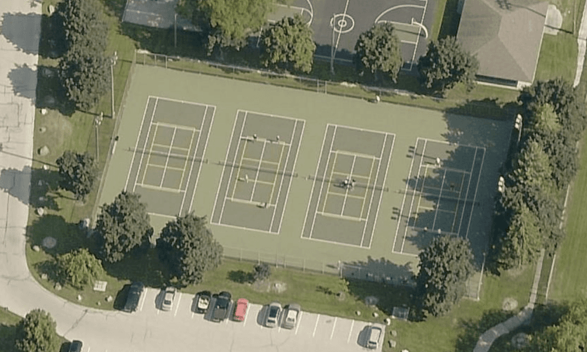 Rochester Park pickleball courts