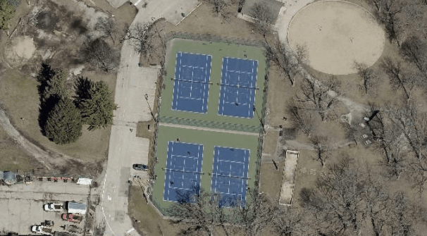 Wing Park pickleball courts