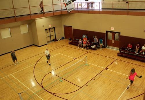 Sterling Heights Senior Activities Center pickleball courts