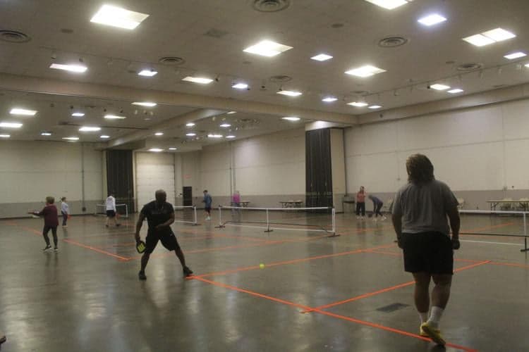 Marshall Convention Center pickleball courts