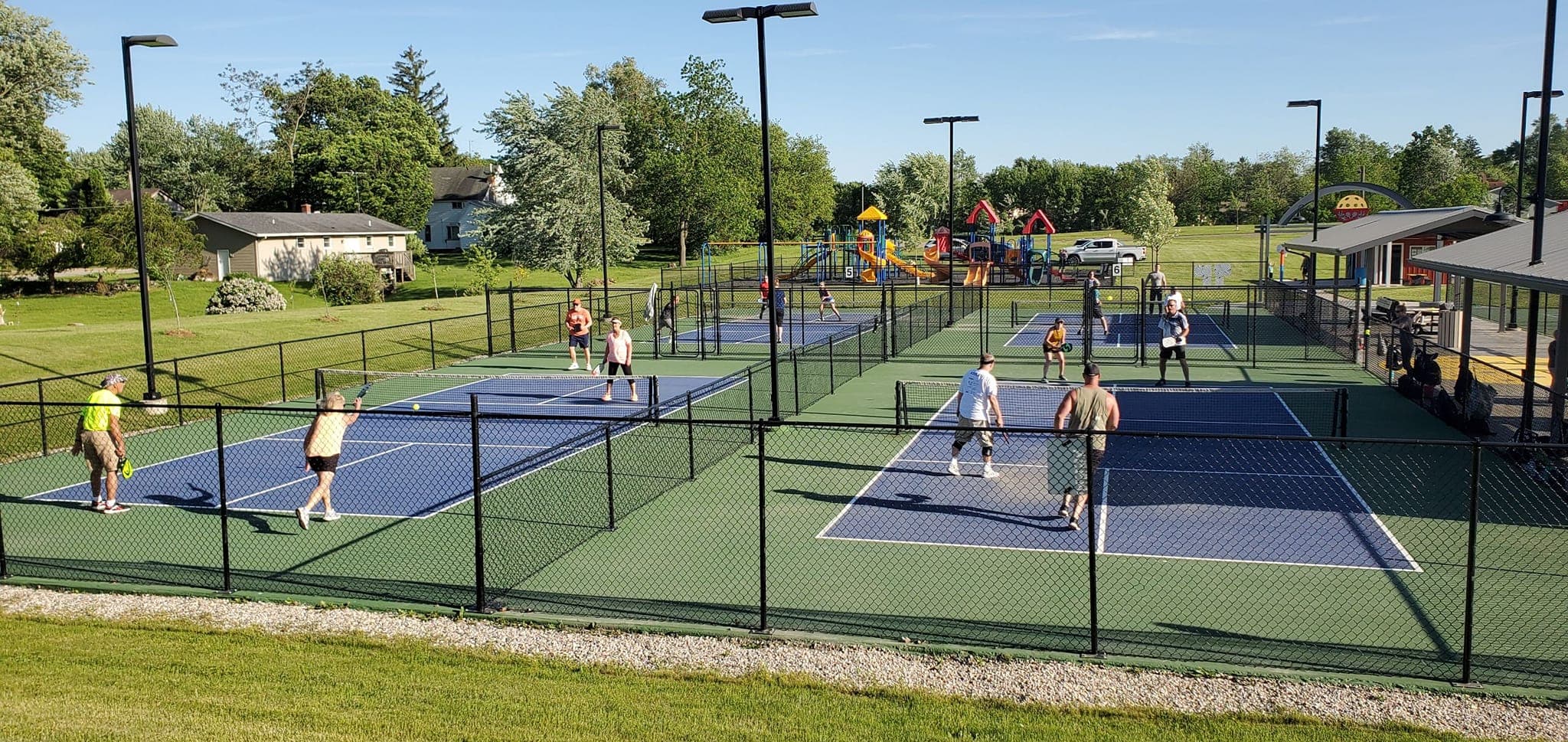 Lake Odessa Picklebowl pickleball courts
