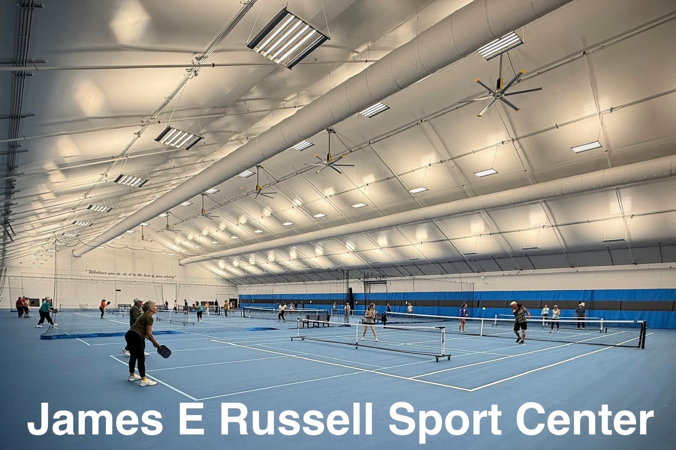 James E Russell Sports Center pickleball courts