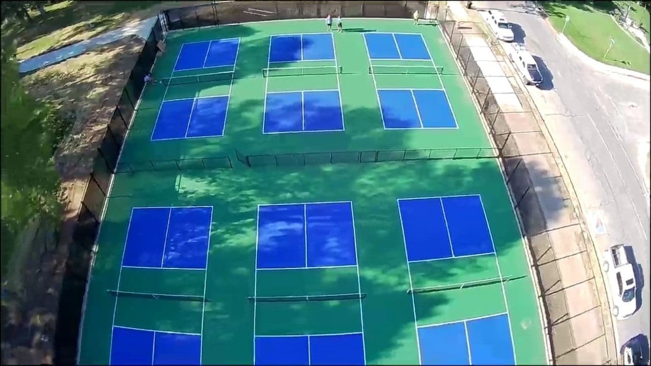 Spearfish City Park pickleball courts