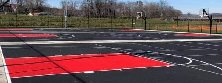 Brockway Basketball/Pickleball courts pickleball courts