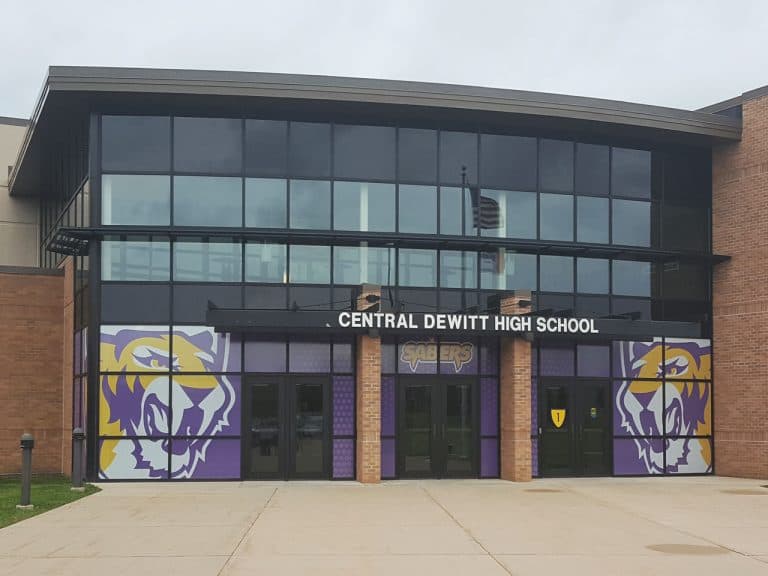 Central DeWitt High School pickleball courts