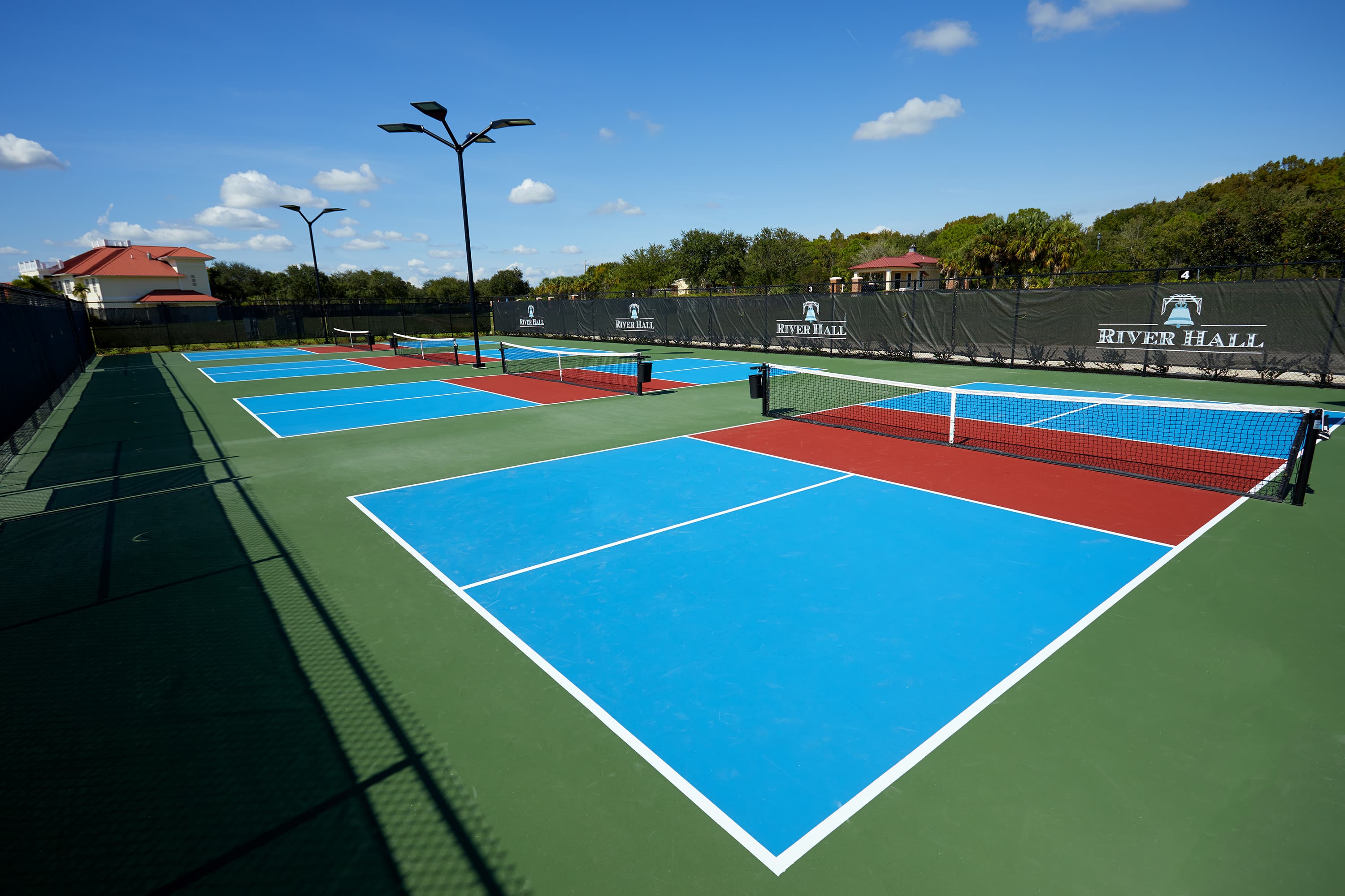 River Hall Country Club pickleball courts