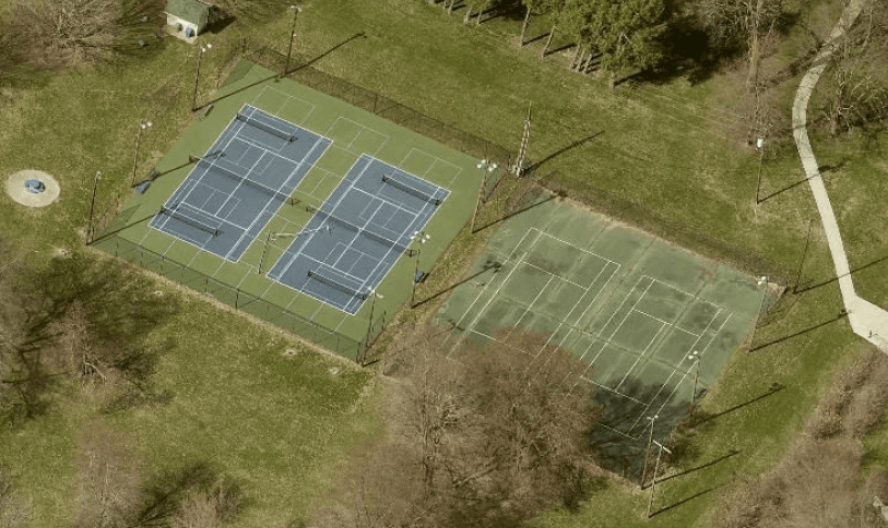 Spindletop Hall County Club pickleball courts