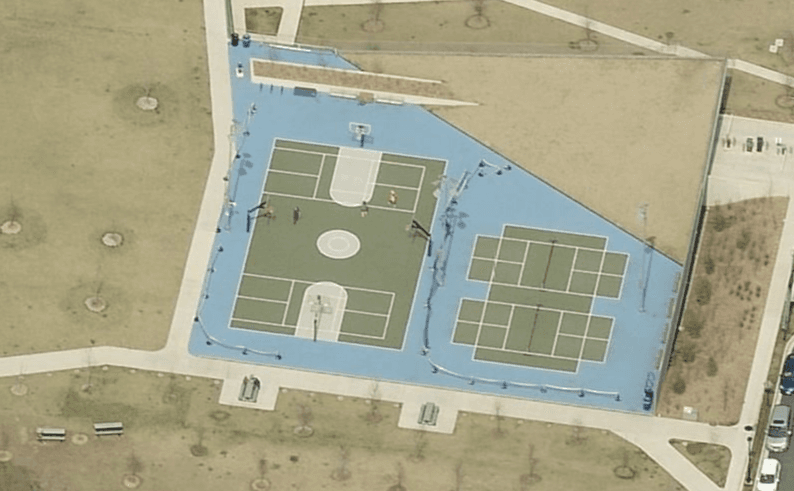 Lubber Run Community Center pickleball courts