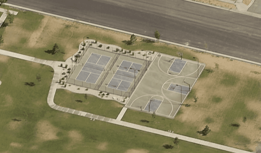 Blacksmith Fork Park pickleball courts