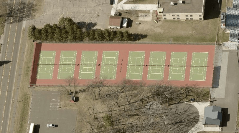 North Branch High School pickleball courts