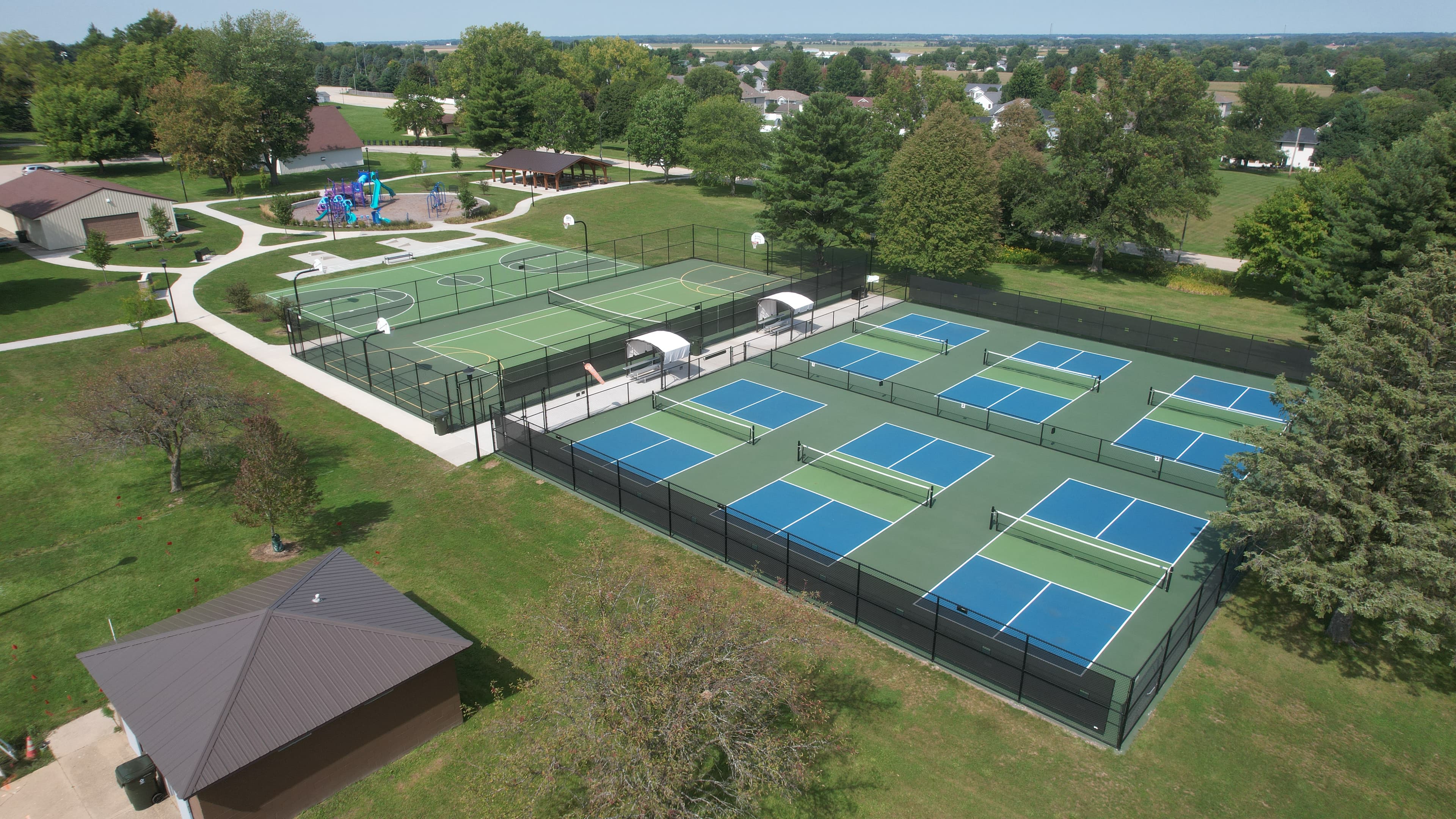 Geneseo Richmond Hill Park pickleball courts