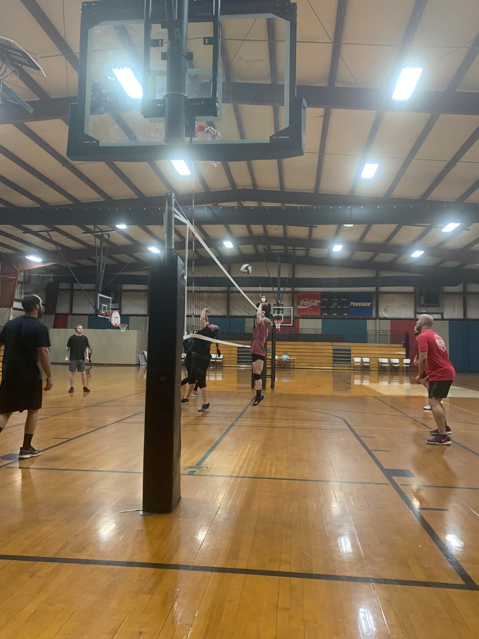 Swann Gym pickleball courts