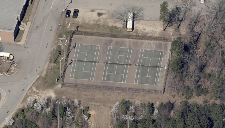 Midlothian Middle School pickleball courts
