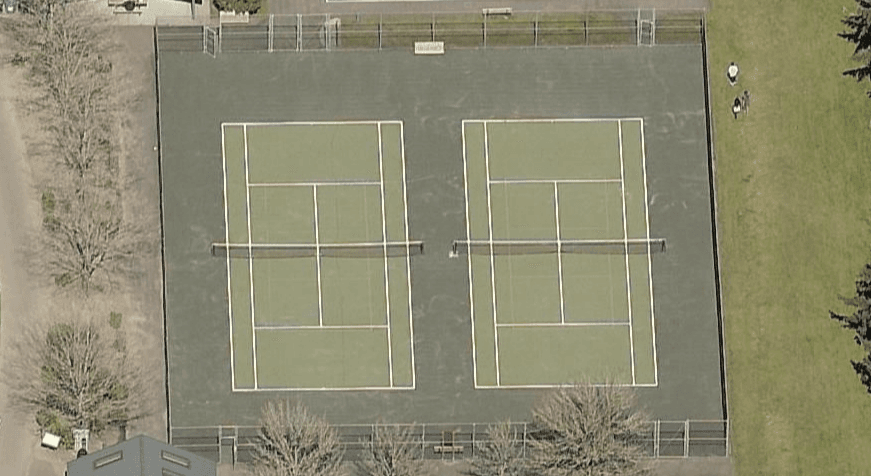 Lake Boren Park pickleball courts