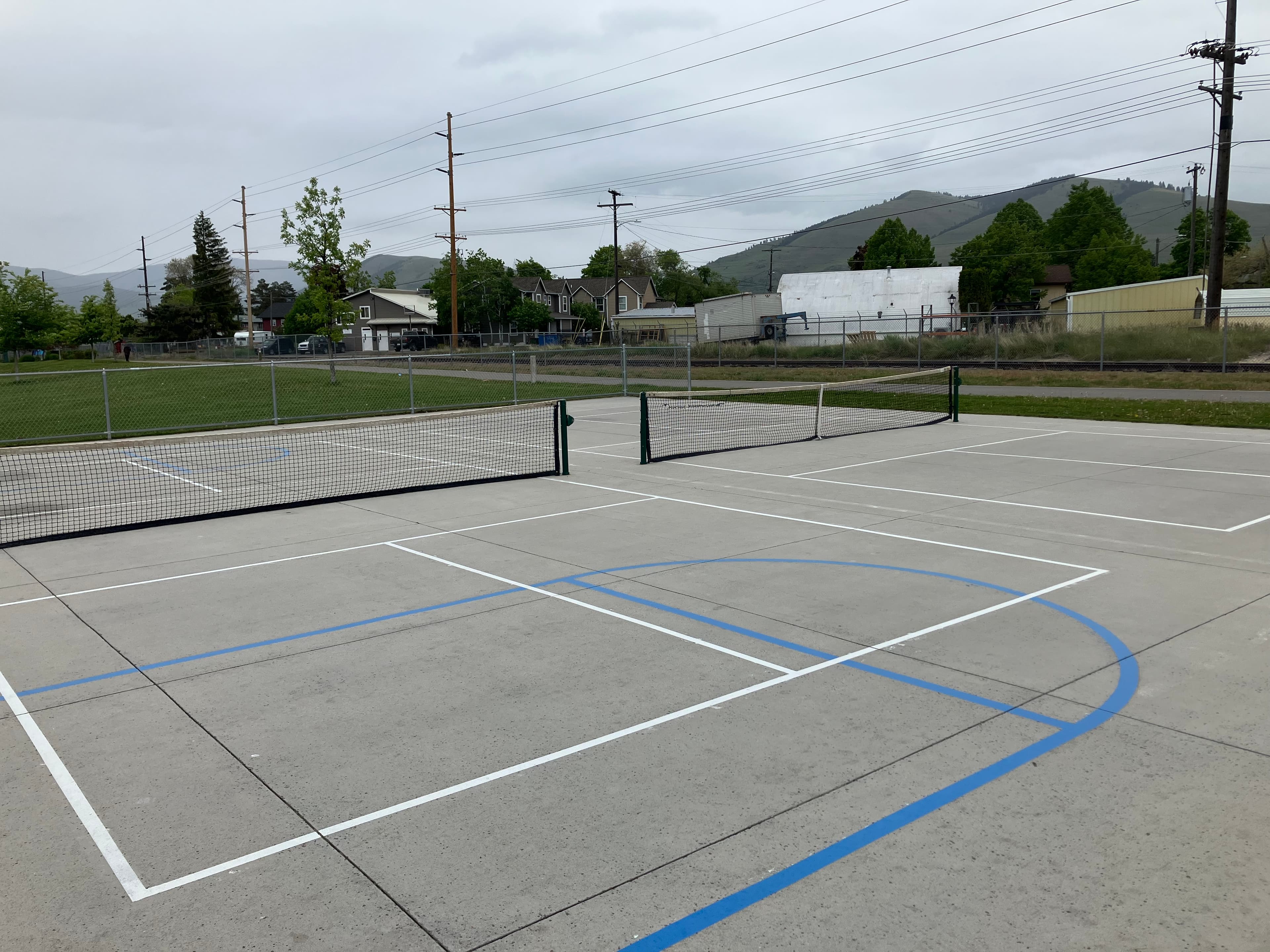 Montana Rail Link Park pickleball courts