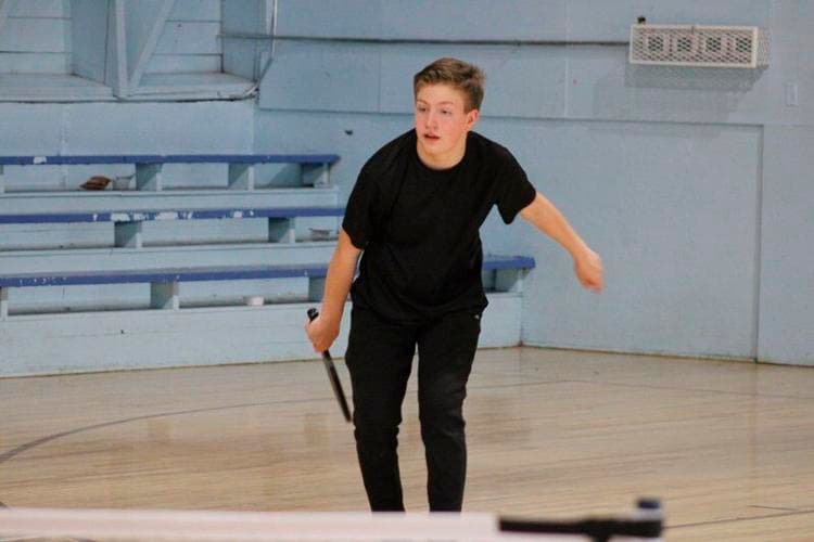 Hartshorne Public School pickleball courts