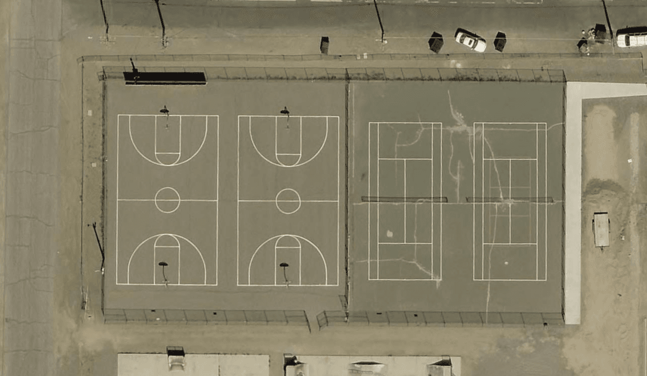 In Town Park pickleball courts