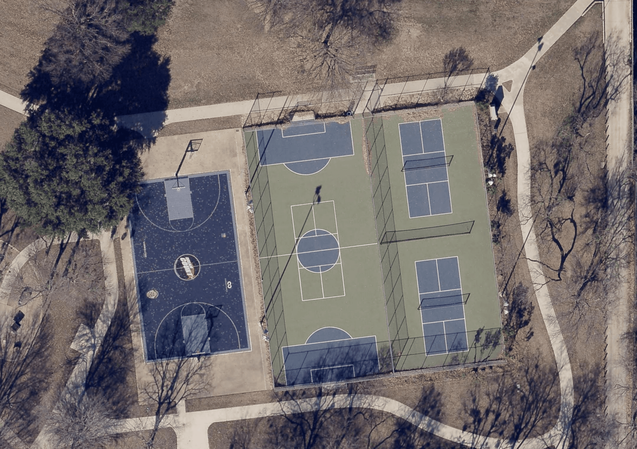 Holman Rhoton Park pickleball courts