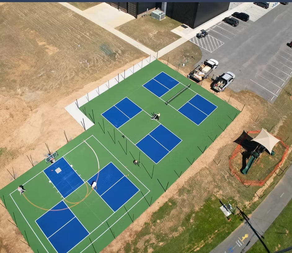 BMC Wellness Center pickleball courts
