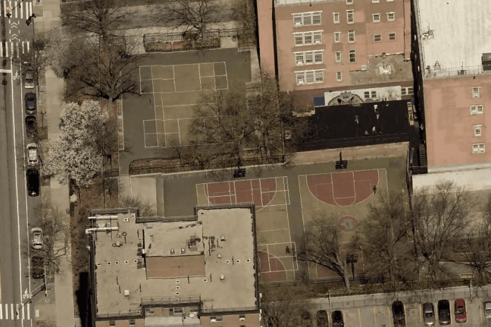 Lillian D. Wald Playground pickleball courts