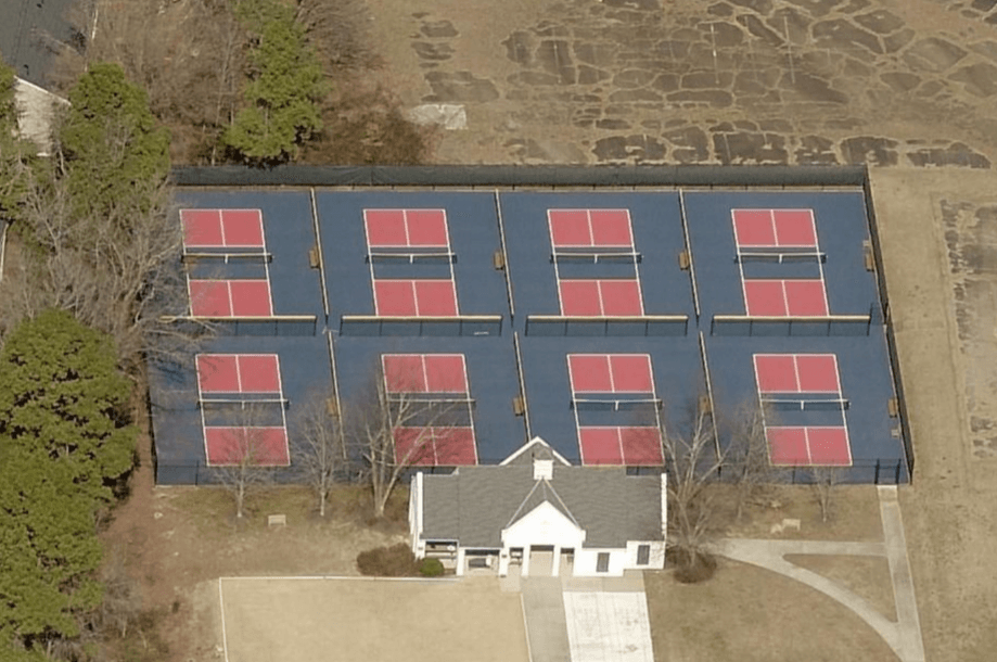 The Springs Recreation Center pickleball courts
