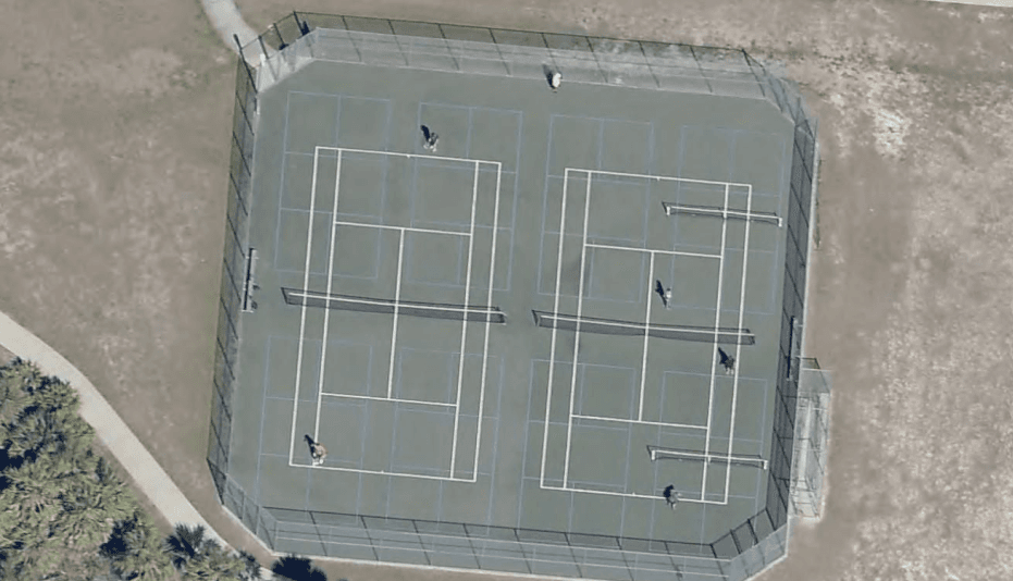 William R. Gaines Jr. Veterans Memorial Park pickleball courts