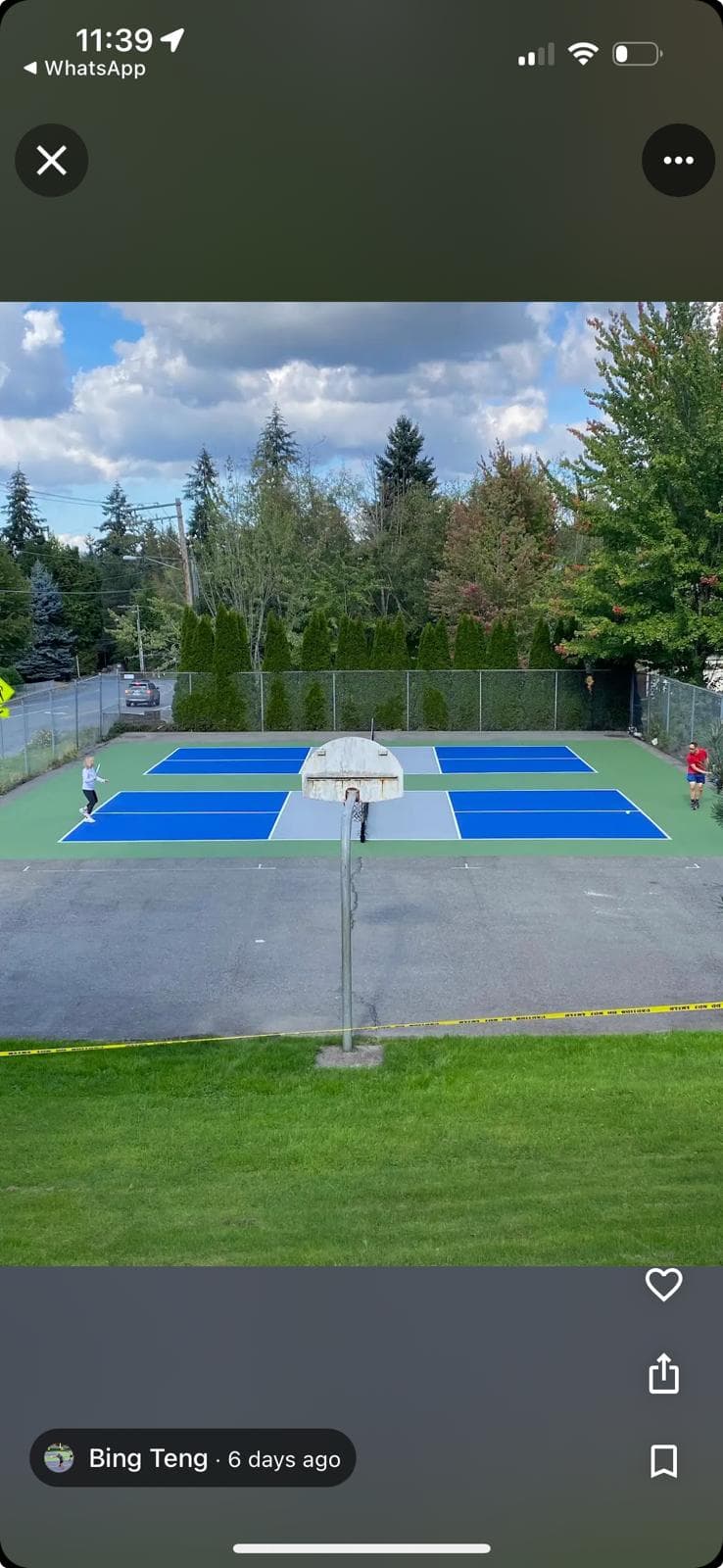 Brick Yard Road Park pickleball courts