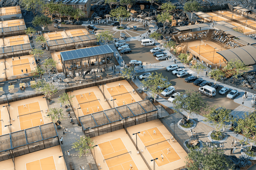Black Desert Resort pickleball courts